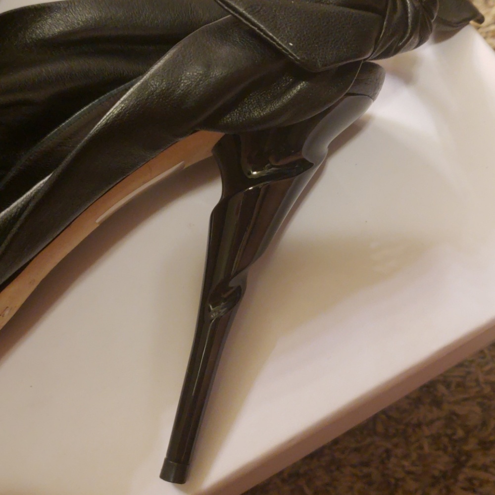 Dior black leather heels - Picture 2 of 6